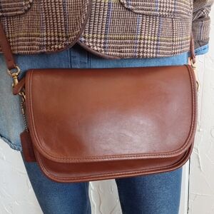 Coach 1989/1990 Crossbody Flap Bag, RARE!